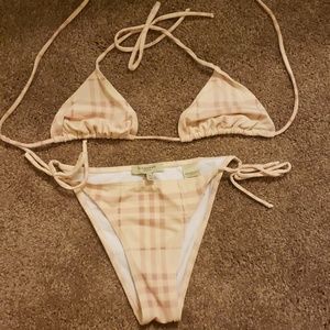 Pink Burberry bikini